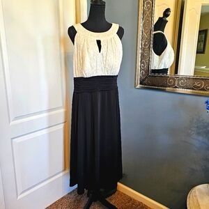 Black and white dress